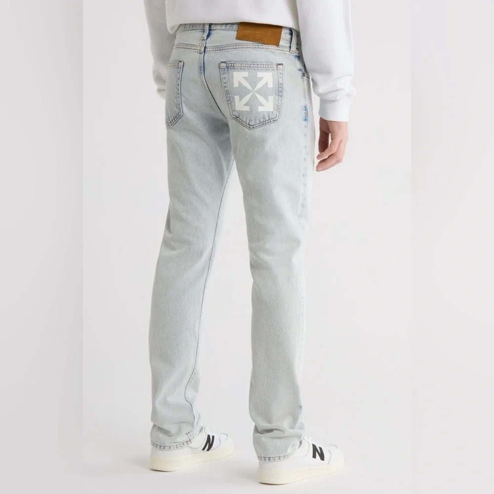 Off-White single Arrow Slim Jeans